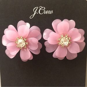 J. Crew Full Bloom Flower Earrings